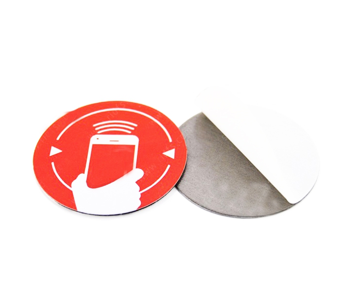  Round Shape 13.56Mhz On Metal RFID NFC Sticker Label
