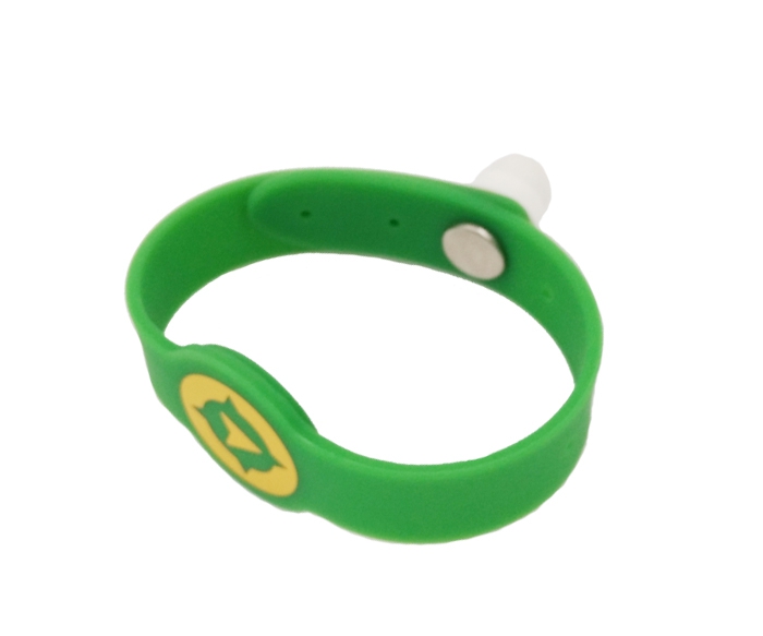 13.56Mhz Tamper Proof Silicone RFID Wristband for Amusement Park Payment