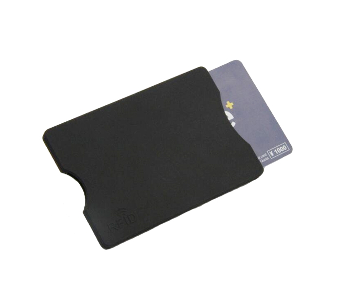 Factory Customized Hard Plastic RFID Blocking ABS ID Card Holder for Credit Card