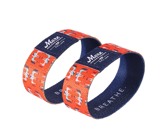Customized Printing RFID Elastic Fabric Wristband
