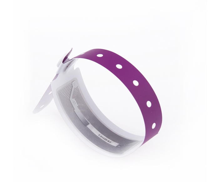  13.56MHz MIFARE 1K Synthetic Paper RFID Disposable Wristband