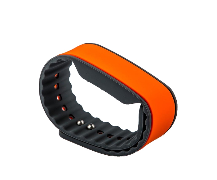 860-960Mhz UHF RFID Silicone Wristband with Alien H3 chip