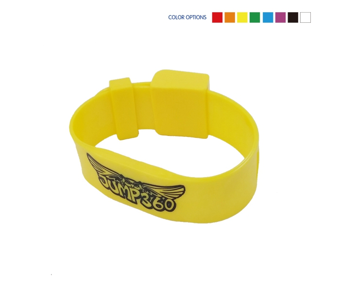  TPU Material Passive Prison RFID Wristband with Magnetic Locks