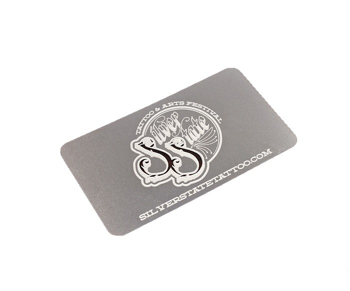304 Stainless Steel Silver Membership Metal Card